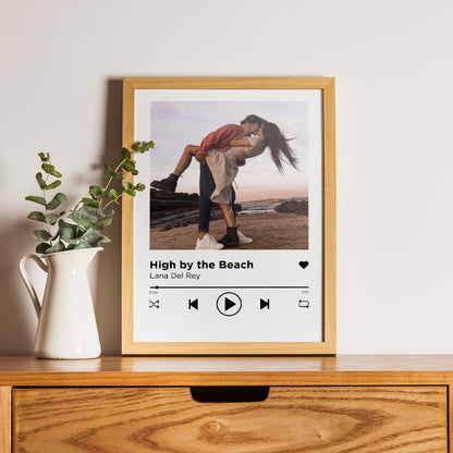 Poster Personalizzato con Canzone Spotify e Foto