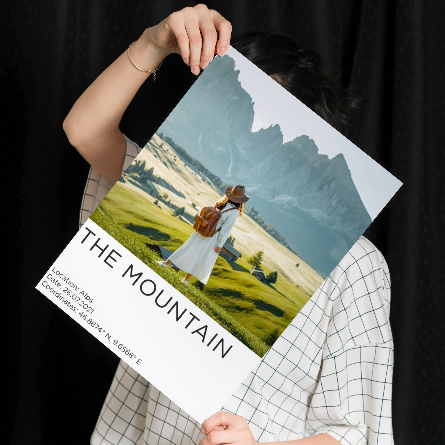 Poster Personalizzato con Foto Stile Minimalista Film