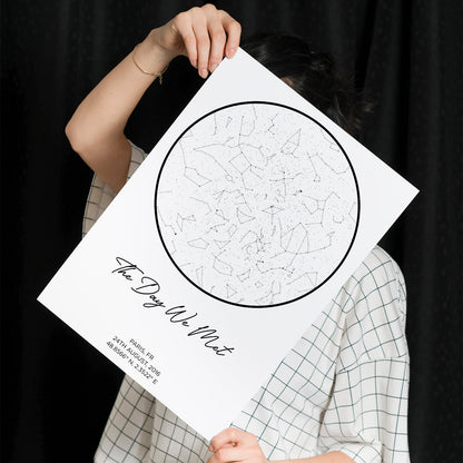 Poster Mappa Stellare Personalizzato con Coordinate