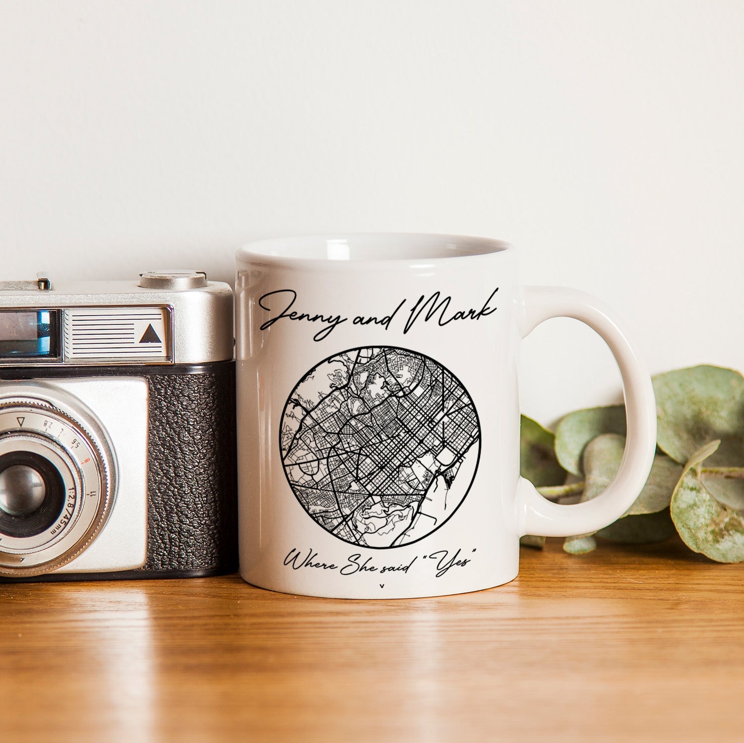 Tazza Personalizzata Mappa