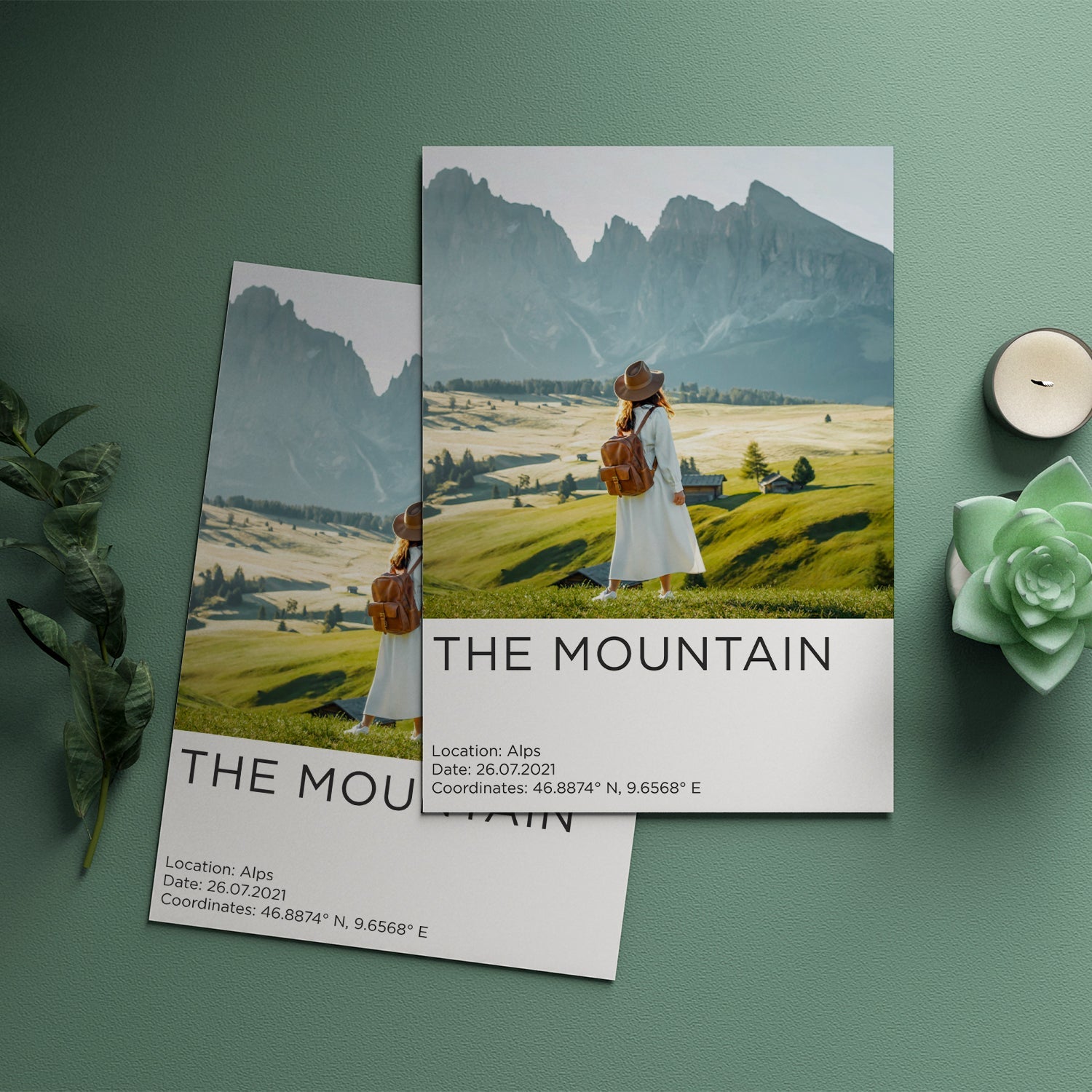 Poster Personalizzato con Foto Stile Minimalista Film
