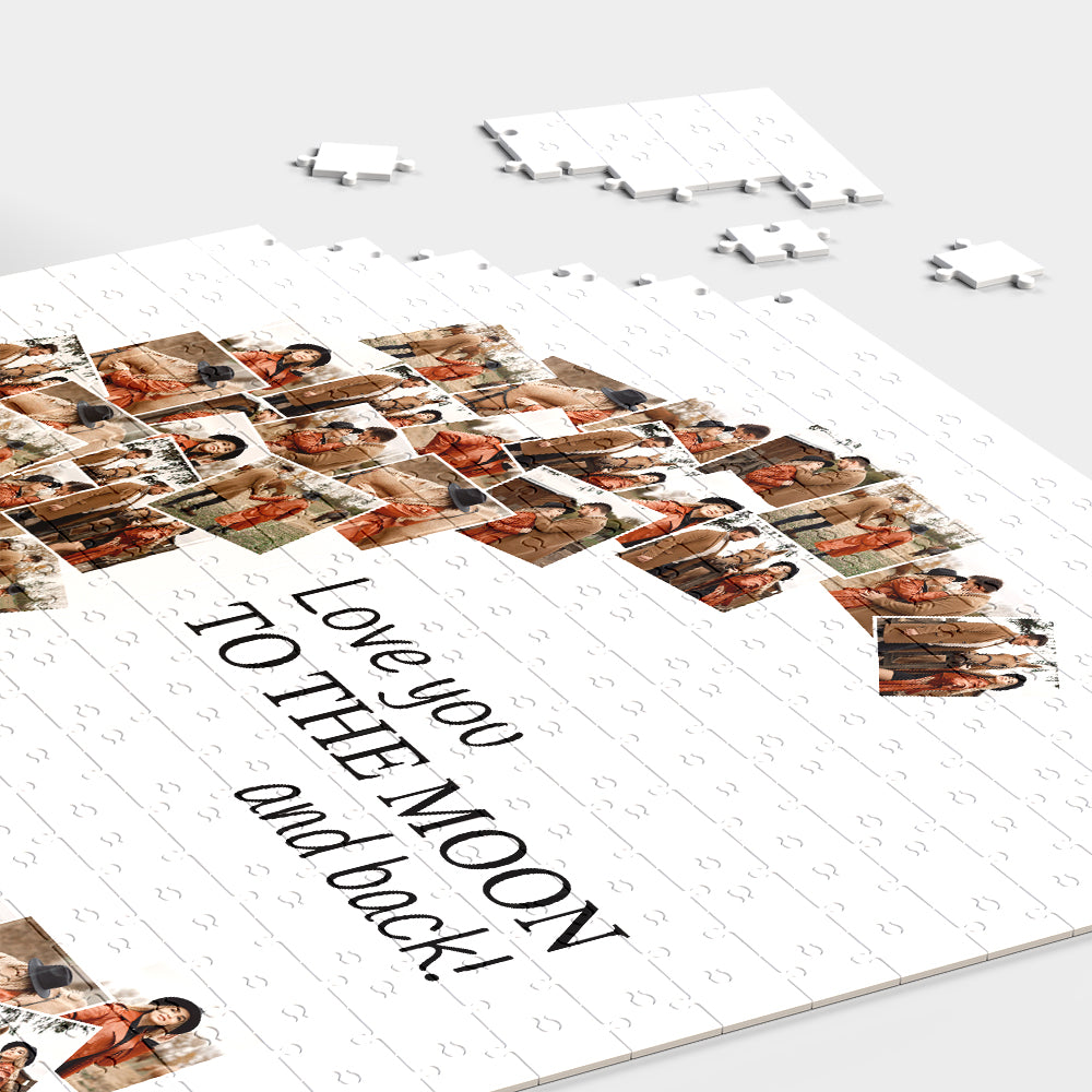 Puzzle Personalizzato Collage Foto Luna