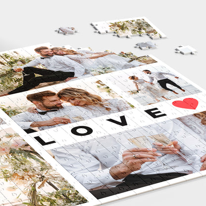 Puzzle Personalizzato Collage Foto Amore