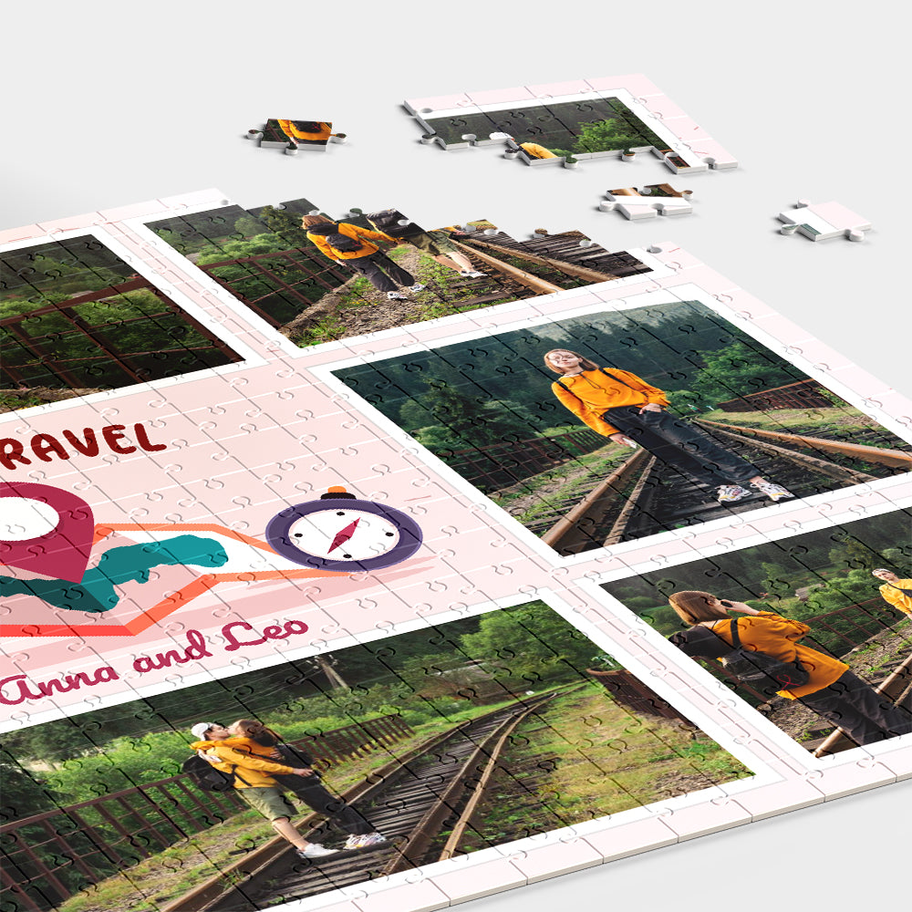 Puzzle Personalizzato Collage Foto Avventura