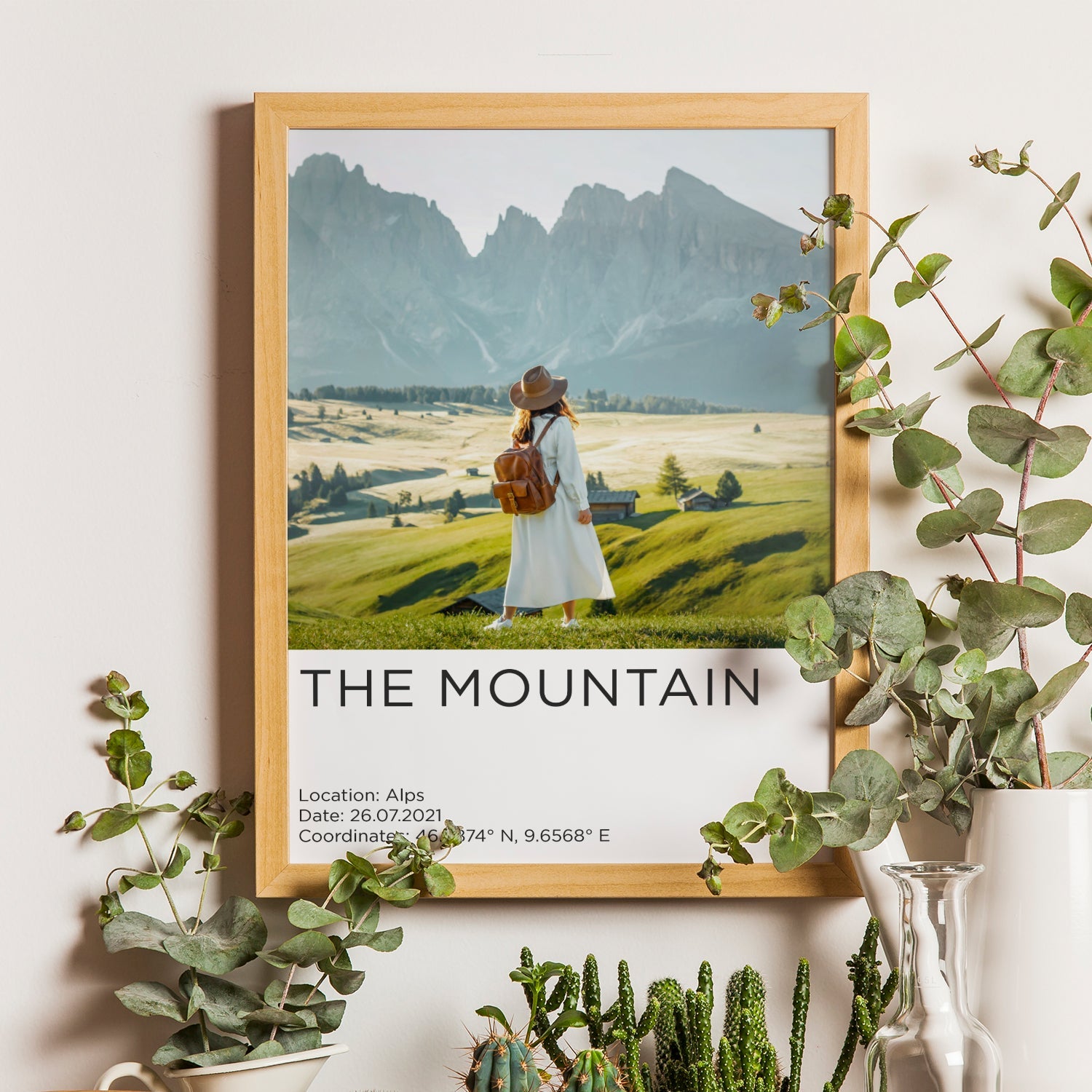 Poster Personalizzato con Foto Stile Minimalista Film