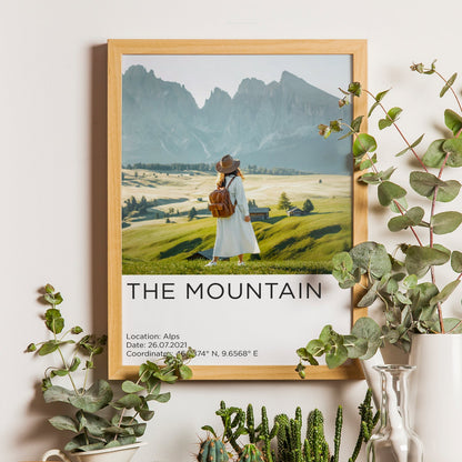 Poster Personalizzato con Foto Stile Minimalista Film