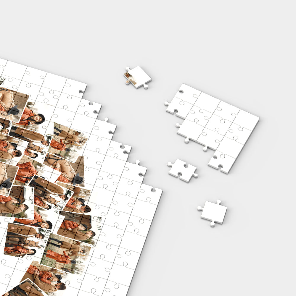 Puzzle Personalizzato Collage Foto Luna