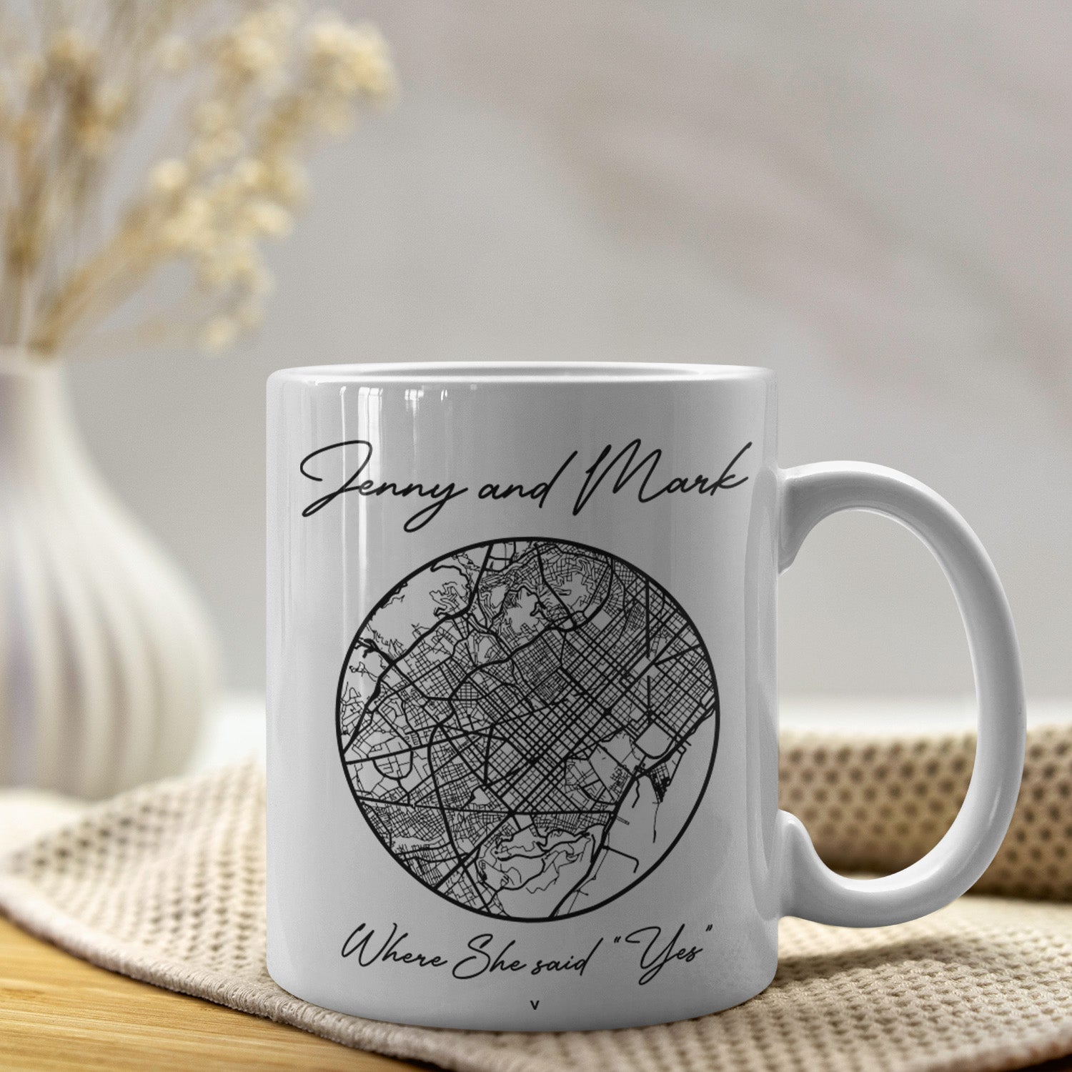 Tazza Personalizzata Mappa