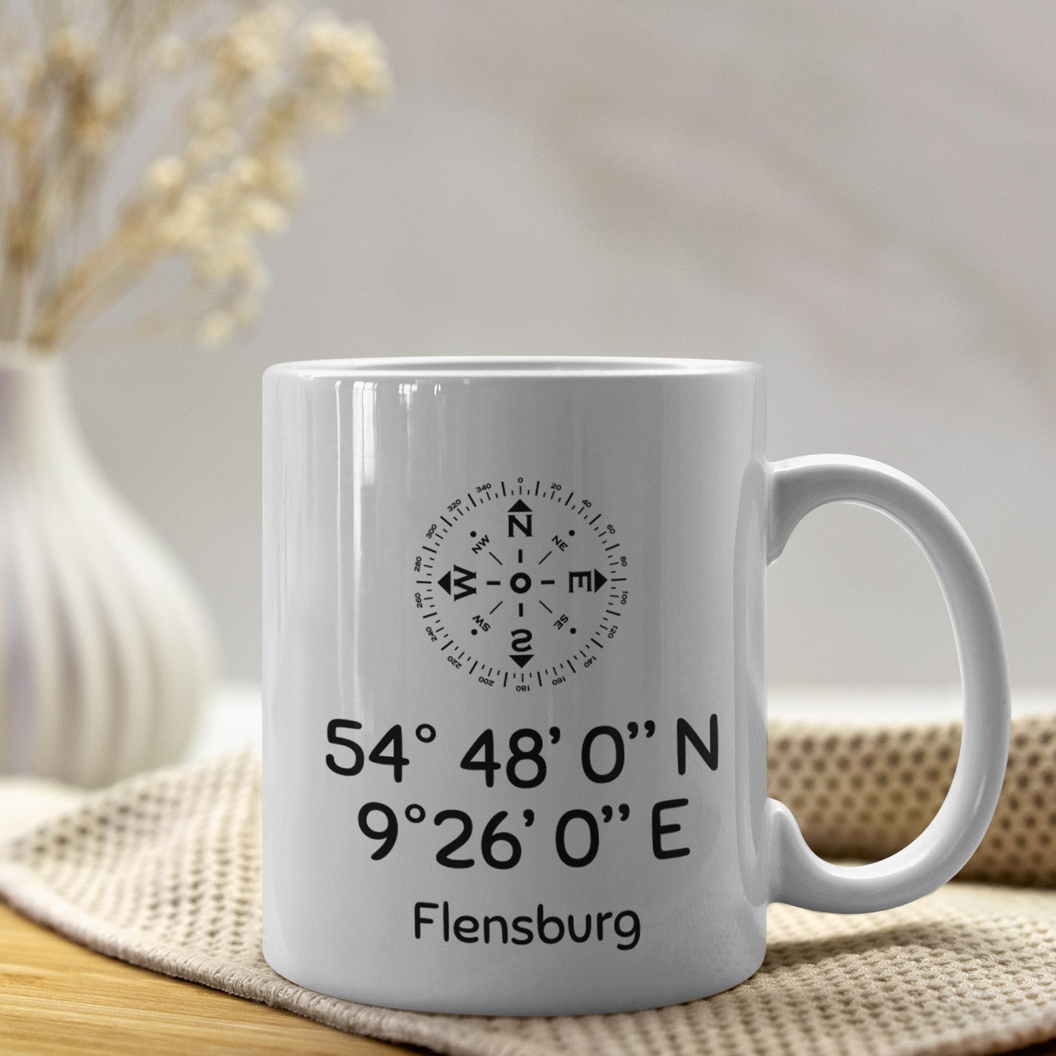 Tazza Personalizzata Coordinate