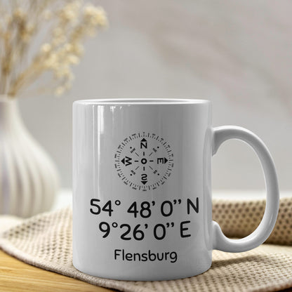 Tazza Personalizzata Coordinate