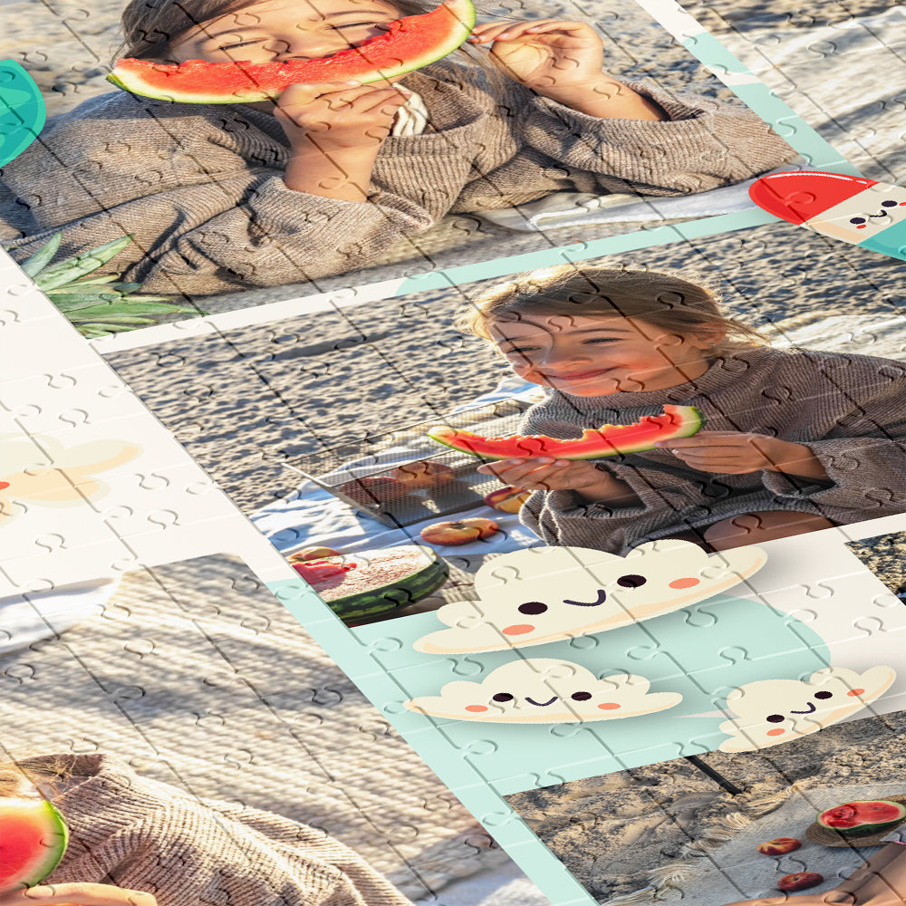 Puzzle Personalizzato Collage Foto Infantile