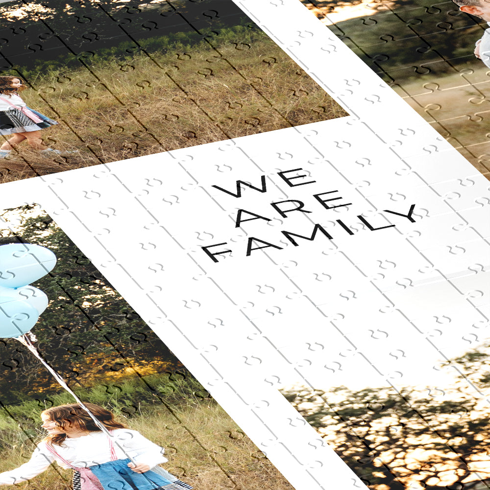 Puzzle Personalizzato Collage Foto Famiglia