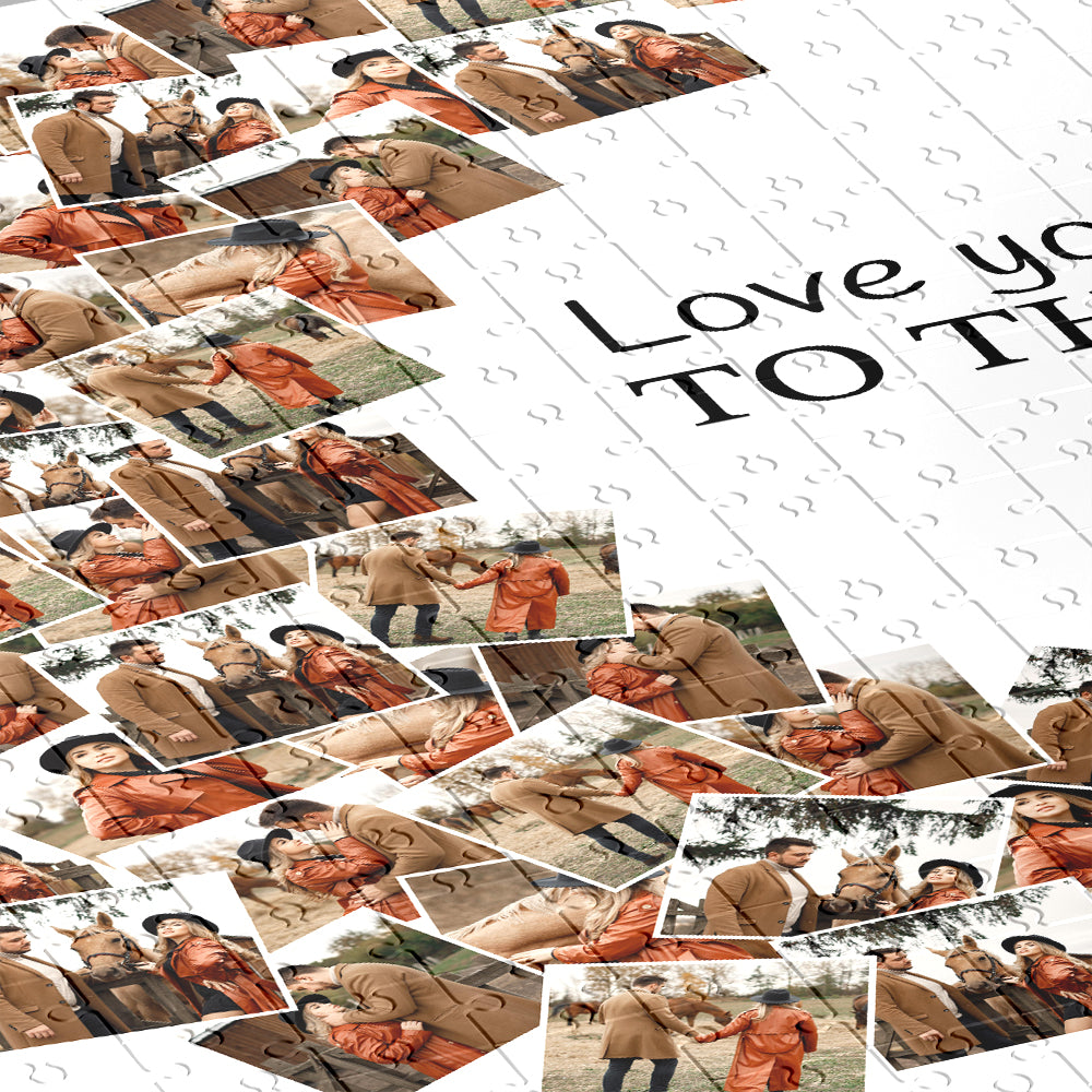 Puzzle Personalizzato Collage Foto Luna