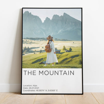 Poster Personalizzato con Foto Stile Minimalista Film
