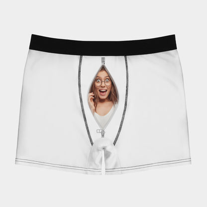 Boxer Divertenti Personalizzati con Foto a Zip Sorpresa