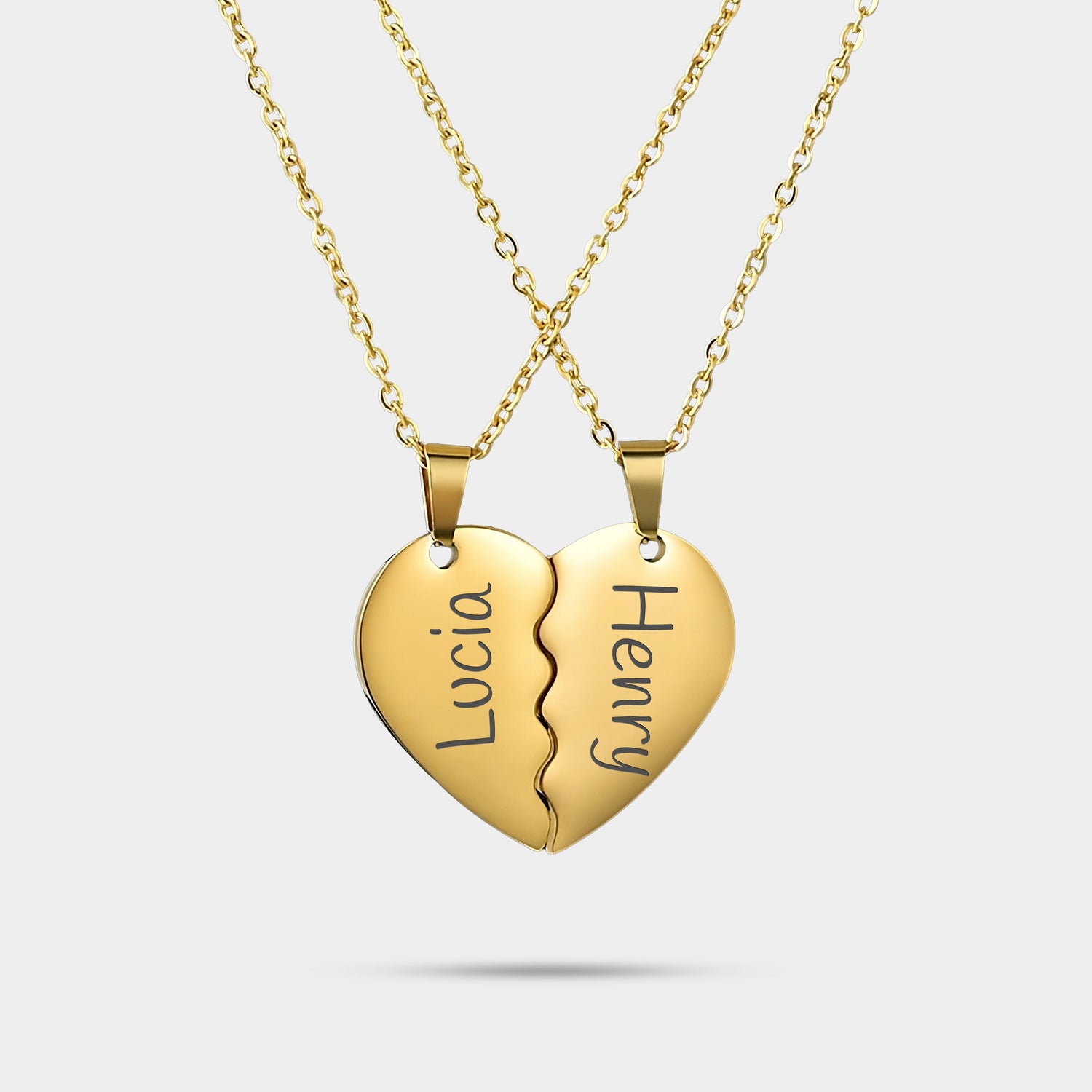 Collana Personalizzata Coppie Metà Cuore