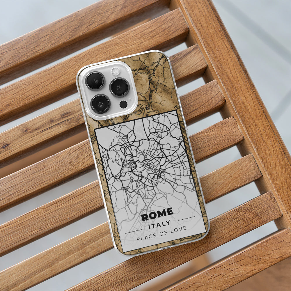 Custodia iPhone Personalizzata Mappa