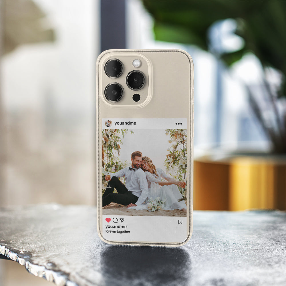 Custodia iPhone Personalizzata Instagram Foto