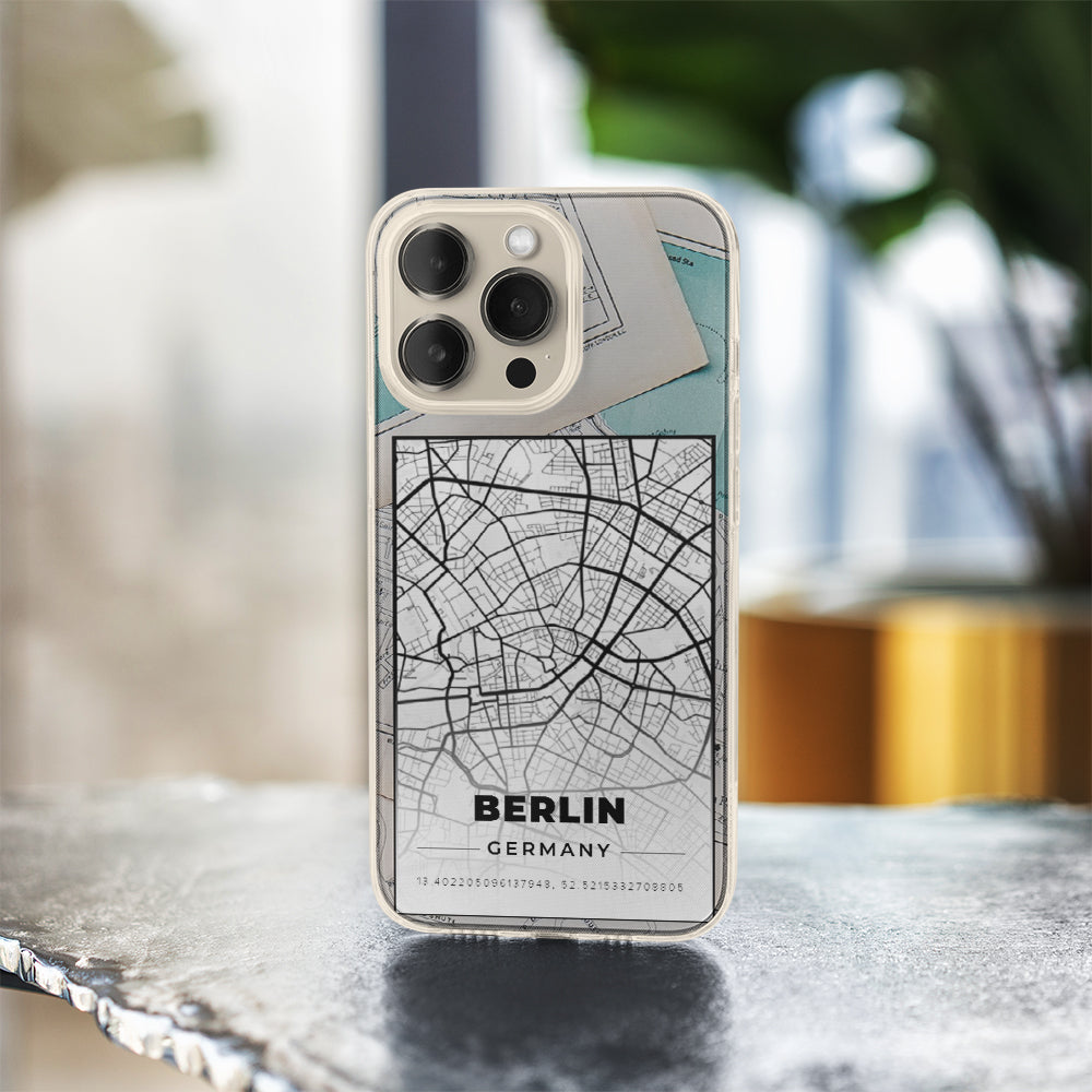 Custodia iPhone Personalizzata Mappa