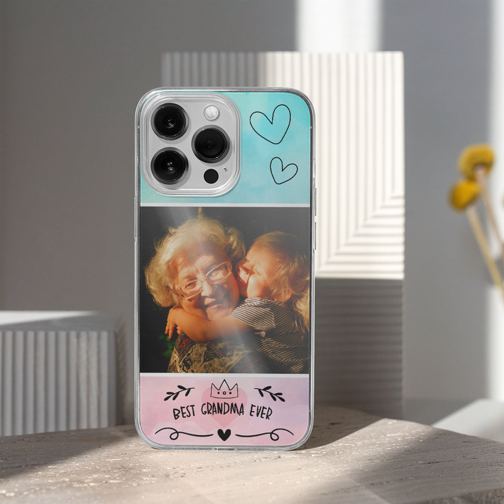 Custodia iPhone Personalizzata Foto Nonna