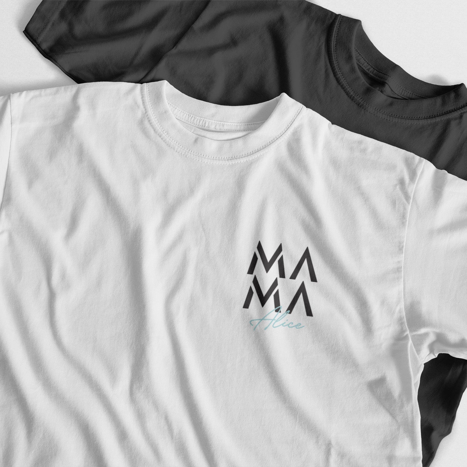 Maglietta Personalizzata Mamá con Nome
