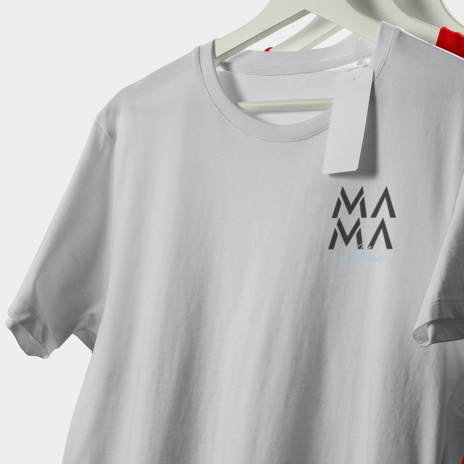 Maglietta Personalizzata Mamá con Nome