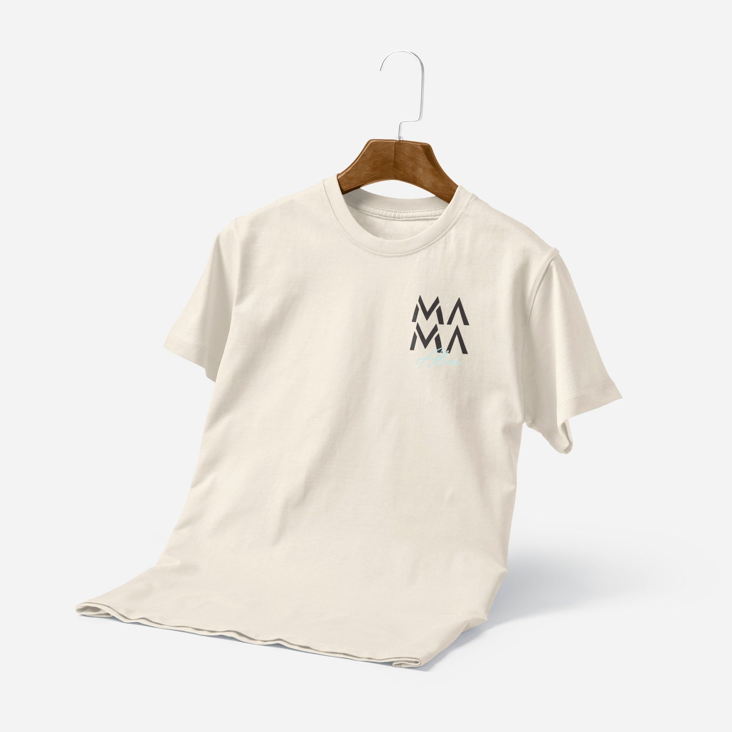 Maglietta Personalizzata Mamá con Nome