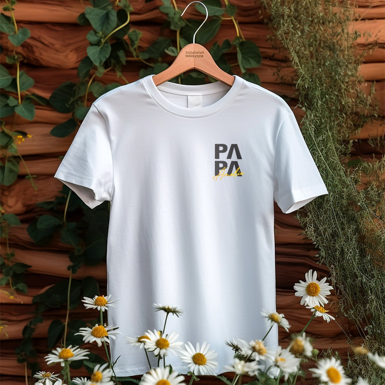 Maglietta Personalizzata Papà con Nome
