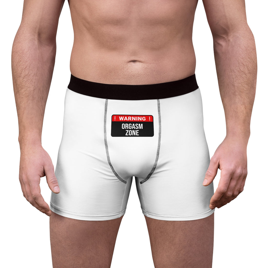 Boxer Divertenti Personalizzati Zona Orgasmo - Attenzione