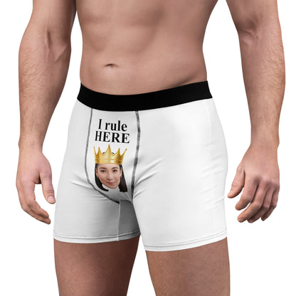 Boxer Personalizzati con Foto e Testo - Io Comando Qui