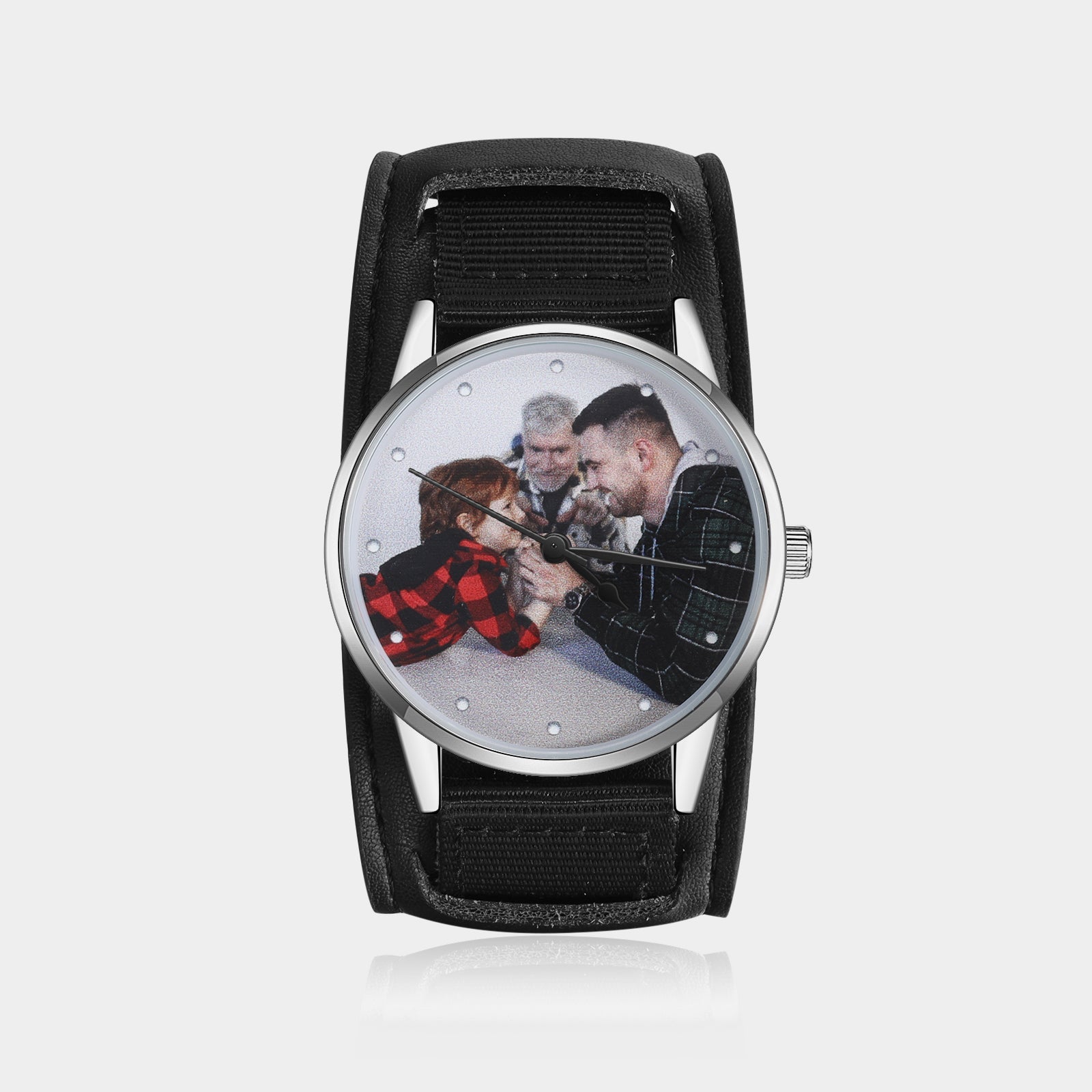 Orologio Personalizzato Con Foto Con Cinturino Nylon