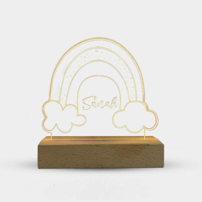 Lampada da Notte Personalizzata per Bambini a Forma di Nuvola