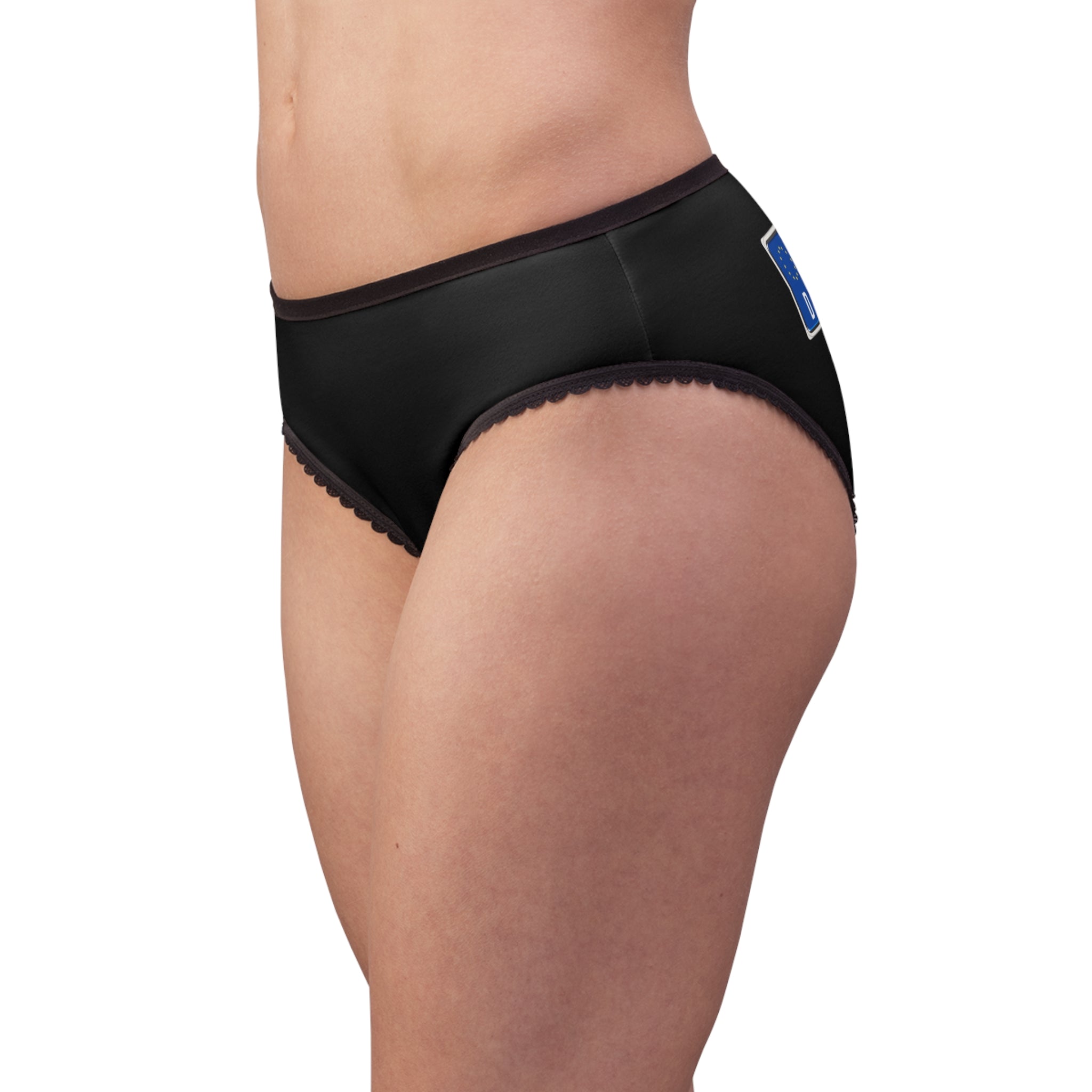 Mutandine Divertenti Personalizzate per Donne con Targa dell&