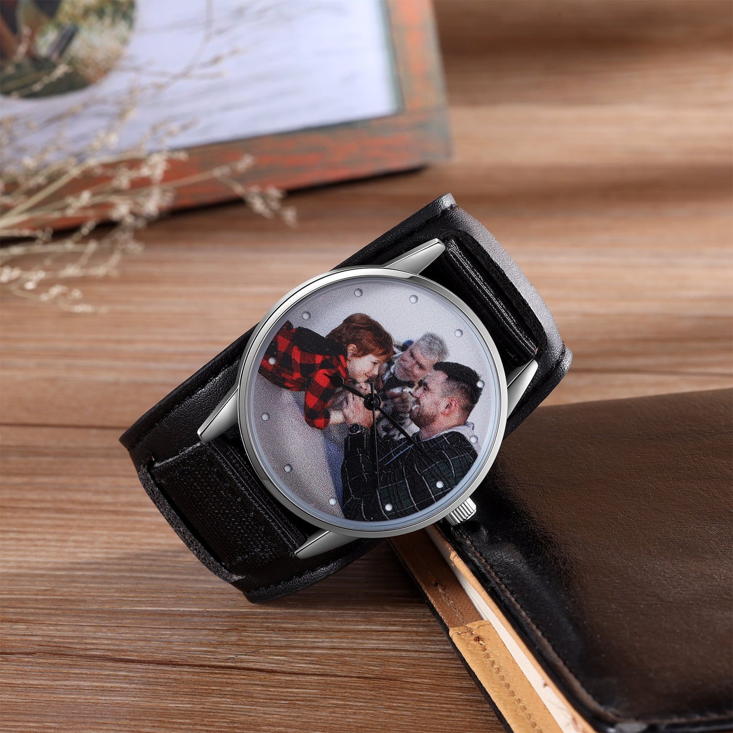 Orologio Personalizzato Con Foto Con Cinturino Nylon